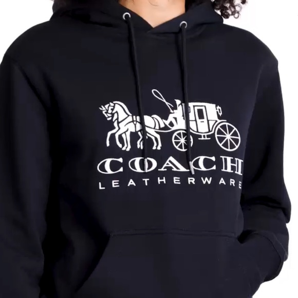 Black Coach Hoodie w/String, New in Package - Picture 2 of 4